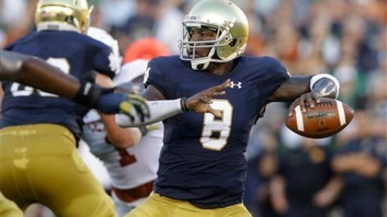 Former Notre Dame QB Zaire says he's going to Florida