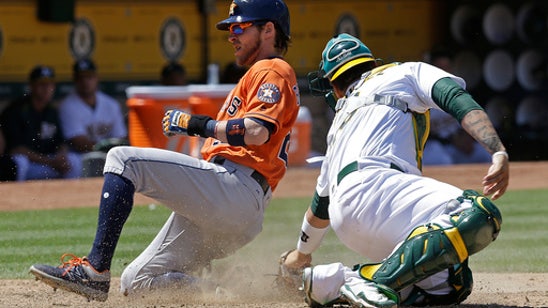 Reddick's big day lifts Astros over Athletics 12-9 (Jun 22, 2017)