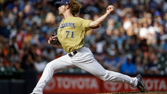 Santana homers off Stanton's glove, Brewers beat Marlins 8-4 (Jul 01, 2017)