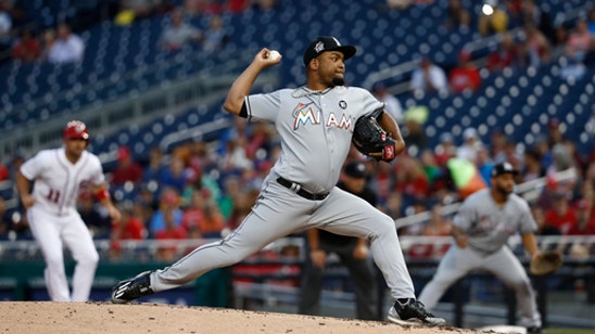 Scherzer pitches 7 innings as Nationals top Marlins 3-2 (Aug 07, 2017)