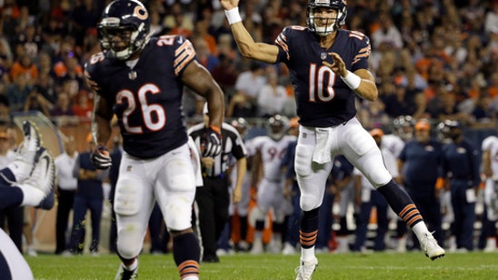 Mitchell Trubisky's debut causes stir in Bears training camp