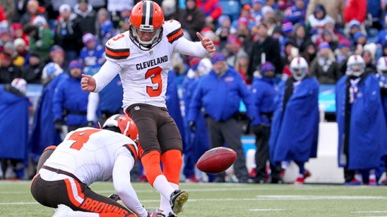 Leg up: Browns K Parkey battling rookie draft pick for job