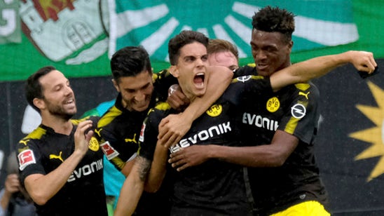 Pulisic scores as Dortmund wins 3-0 without Dembele