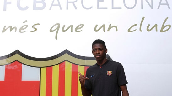 Dembele arrives trying to avoid comparisons with Neymar