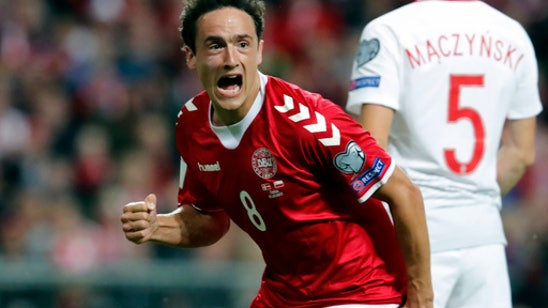 Poland thrashed 4-0 by Denmark in World Cup qualifying