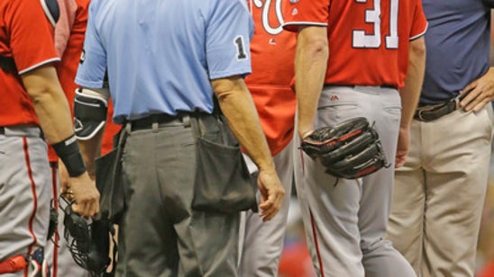 Scherzer hit on calf, believes injury isn't serious