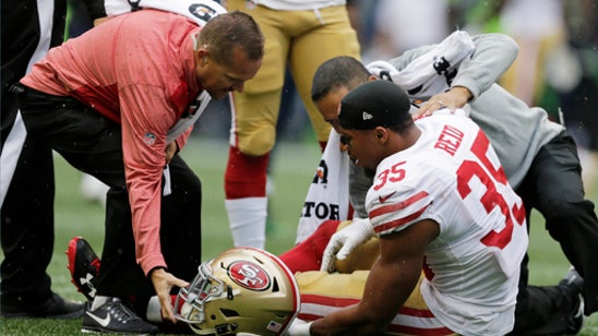 49ers S Eric Reid sidelined with left knee injury