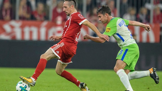 Bayern lets 2-goal lead slip at home, draws with Wolfsburg