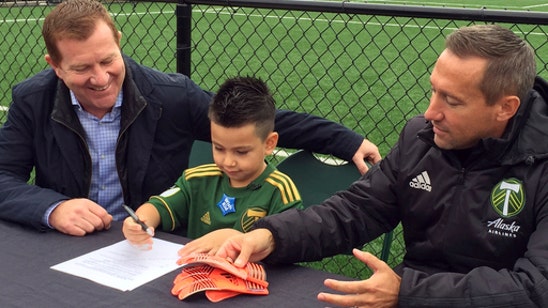 Timbers sign 5-year-old goalkeeper to grant his wish