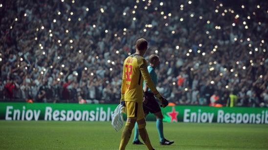 Besiktas charged over floodlight failure in Champions League