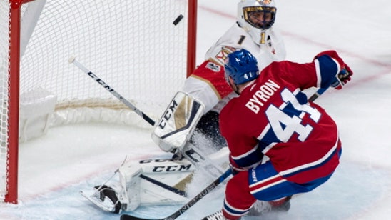 Paul Byron scores twice, Canadiens beat Panthers 3-1