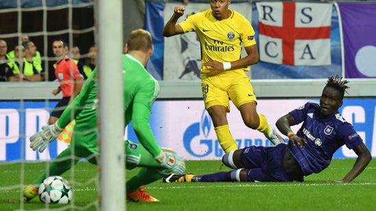 PSG beats Anderlecht 4-0 to keep lead in Group B
