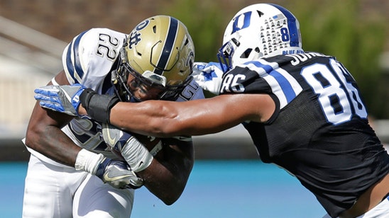 Hall rushes for 3 TDs, Pitt knocks off Duke 24-17 (Oct 21, 2017)