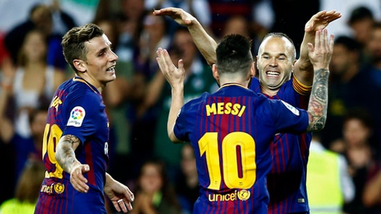 Iniesta out of Barcelona match at Athletic Bilbao