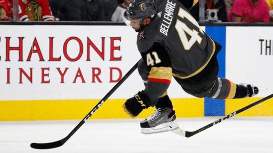 Dansk party: Goalie halts Blackhawks, leads Vegas to 4-2 win (Oct 24, 2017)