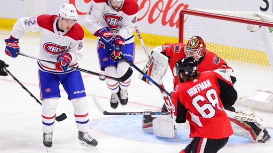 Hudon helps Canadiens pound Senators 8-3 (Oct 30, 2017)