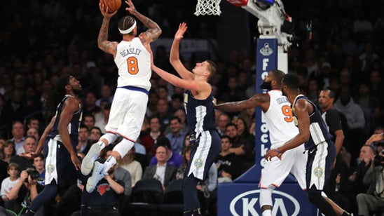 Porzingis' career night lifts Knicks to 116-110 over Nuggets (Oct 30, 2017)