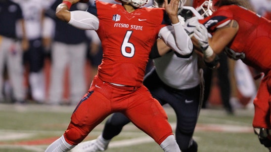 Mims' 2 TDs help Fresno State beat BYU 20-13 (Nov 04, 2017)