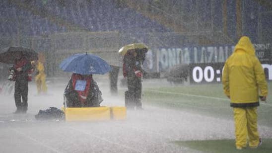 Lazio's match against Udinese postponed due to heavy rain