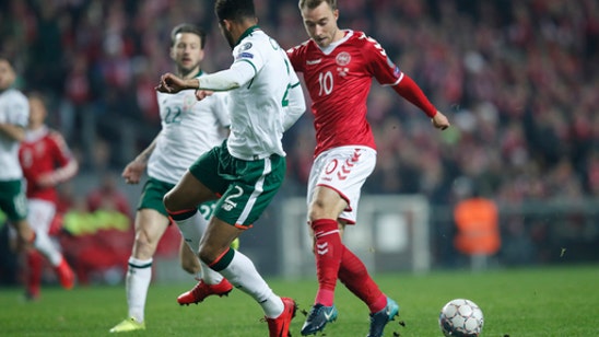 Denmark, Ireland draw 0-0 in lackluster World Cup playoff
