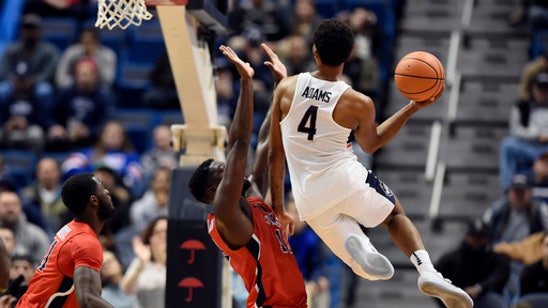 Adams leads UConn from behind to 72-64 win over Stony Brook (Nov 14, 2017)