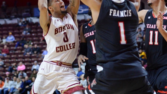 Texas Tech beats Boston College 75-64 in Tip-Off tourney (Nov 18, 2017)