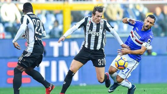 Juventus loses 3-2 at Sampdoria ahead of Barcelona clash