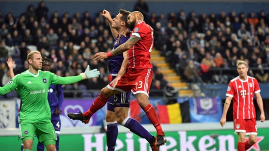 Tolisso leads Bayern over Anderlecht 2-1 in Group B