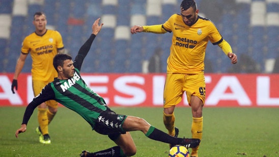 Relegation-threatened Sassuolo fires coach Cristian Bucchi
