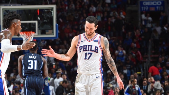 J.J. Redick hits 8 3s, 76ers send Magic to 8th straight loss (Nov 25, 2017)