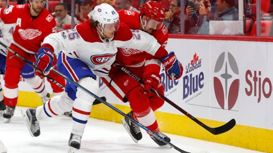 Gallagher scores twice, Canadiens beat Red Wings 6-3 (Nov 30, 2017)