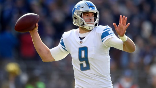 Lions' Stafford questionable for Bucs because of ailing hand