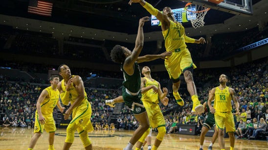 Brown's 20 leads Oregon to 95-65 win over Colorado State (Dec 08, 2017)