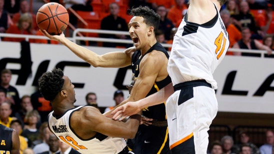 Shamet scores 30; No. 6 Wichita St. tops Oklahoma St. 78-66 (Dec 09, 2017)
