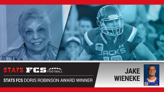 SDSU's Wieneke wins 2017 Doris Robinson Award