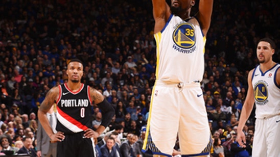 Durant leads short-handed Warriors past Portland 111-104 (Dec 11, 2017)