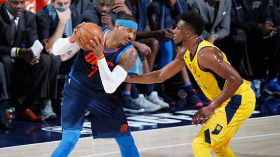 Anthony returns to face Knicks team rising behind Porzingis