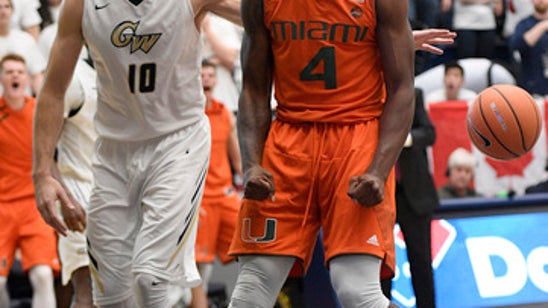 No. 6 Miami remains undefeated, downs GW 59-50 (Dec 16, 2017)
