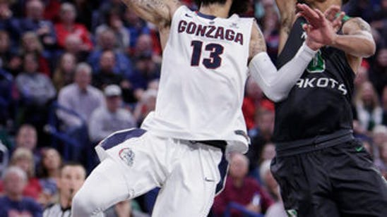 Perkins leads No. 12 Gonzaga over North Dakota 89-83 in OT (Dec 16, 2017)