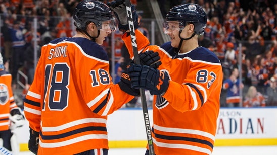 Strome scores 2 to lead Oilers to 5-3 win over Sharks (Dec 18, 2017)