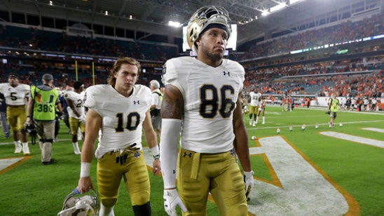 Third Notre Dame player suspended for bowl game vs LSU