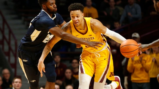 Murphy has double-double; Minnesota beats Oral Roberts 77-63 (Dec 21, 2017)