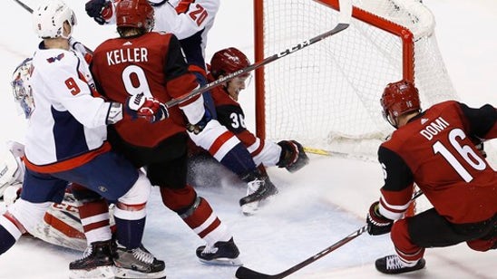 Keller scores in OT as Coyotes beat Capitals 3-2 (Dec 22, 2017)