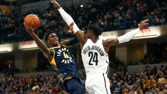 Oladipo scores 38, Pacers rally to beat Nets 123-119 in OT (Dec 23, 2017)