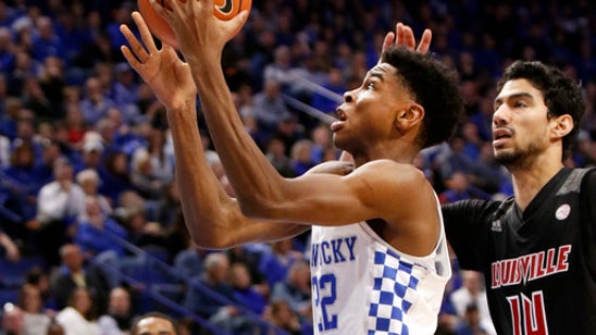 No. 16 Kentucky blows out Louisville 90-61 in rivalry game (Dec 29, 2017)