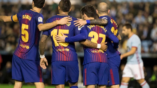 Dembele returns for Barcelona in 1-1 draw at Celta in Copa