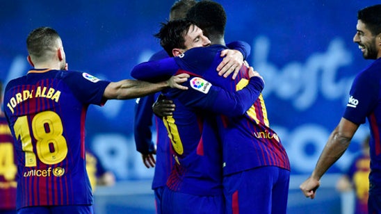 Barcelona forward Dembele injured again, out 3 to 4 weeks