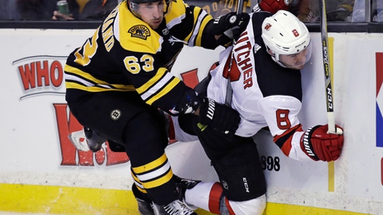Bruins F Marchand suspended 5 games for elbowing Johansson