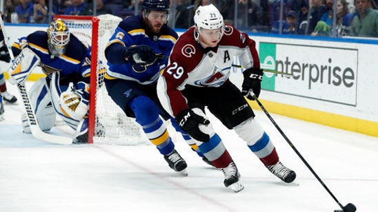 MacKinnon sidelined 2 to 4 weeks with upper-body injury