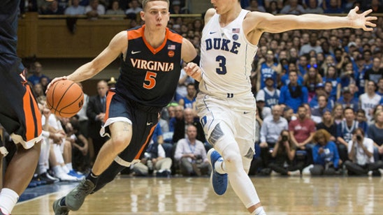 Guy, Jerome lead No. 2 Virginia past No. 4 Duke, 65-63